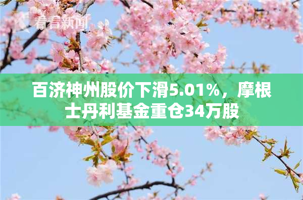 百济神州股价下滑5.01%，摩根士丹利基金重仓34万股