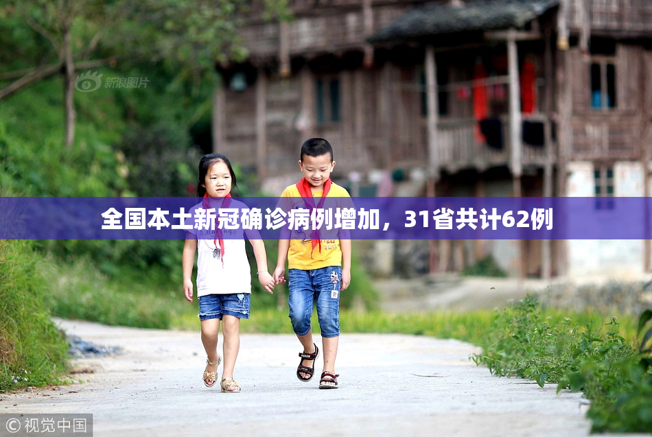 全国本土新冠确诊病例增加，31省共计62例