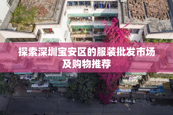 探索深圳宝安区的服装批发市场及购物推荐