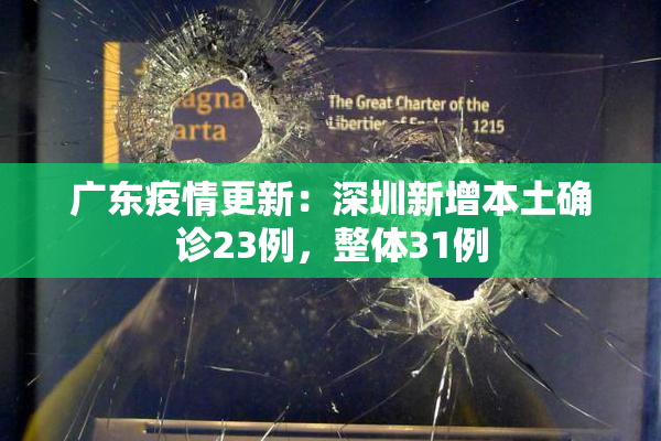 广东疫情更新：深圳新增本土确诊23例，整体31例
