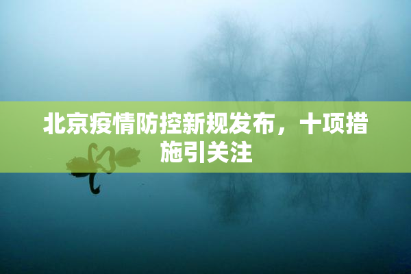 北京疫情防控新规发布，十项措施引关注