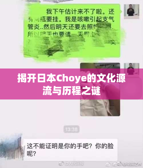 揭开日本Choye的文化源流与历程之谜
