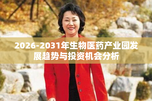2026-2031年生物医药产业园发展趋势与投资机会分析