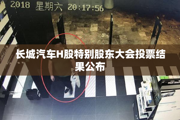 长城汽车H股特别股东大会投票结果公布