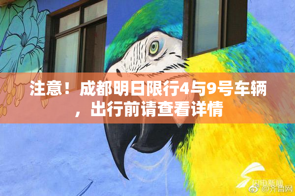 注意！成都明日限行4与9号车辆，出行前请查看详情