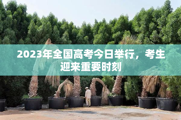 2023年全国高考今日举行，考生迎来重要时刻