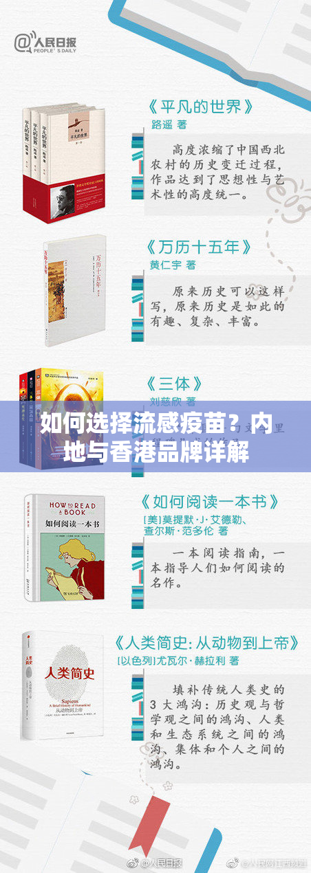 如何选择流感疫苗？内地与香港品牌详解