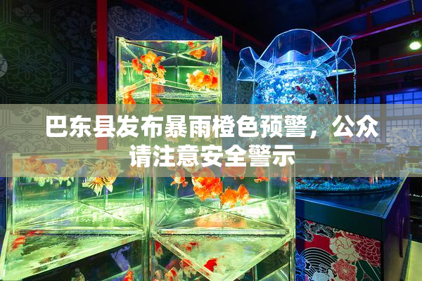巴东县发布暴雨橙色预警，公众请注意安全警示