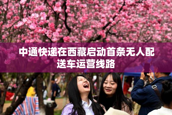 中通快递在西藏启动首条无人配送车运营线路
