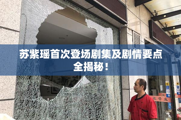 苏紫瑶首次登场剧集及剧情要点全揭秘！