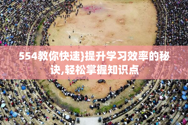554教你快速}提升学习效率的秘诀,轻松掌握知识点