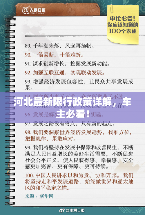 河北最新限行政策详解，车主必看！