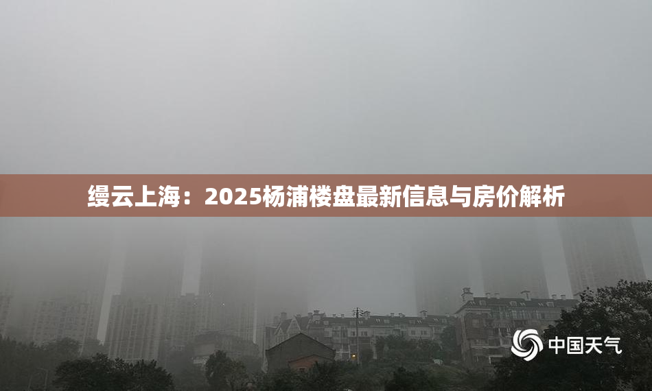 缦云上海：2025杨浦楼盘最新信息与房价解析
