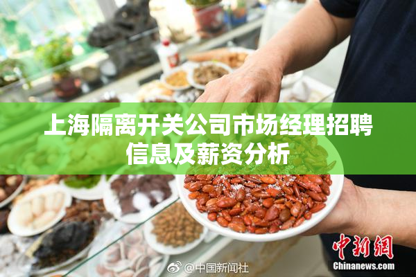 上海隔离开关公司市场经理招聘信息及薪资分析