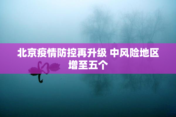 北京疫情防控再升级 中风险地区增至五个
