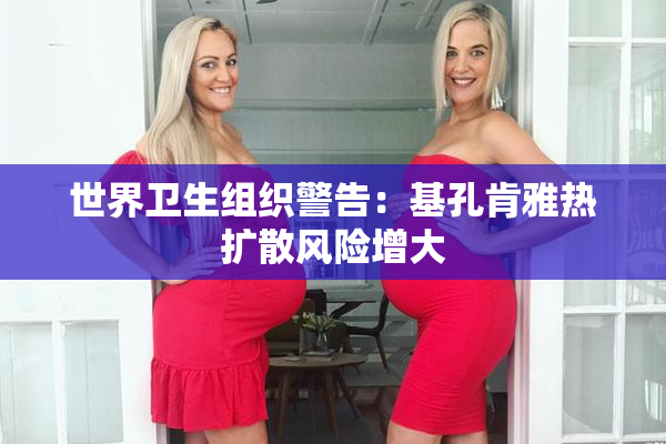 世界卫生组织警告：基孔肯雅热扩散风险增大